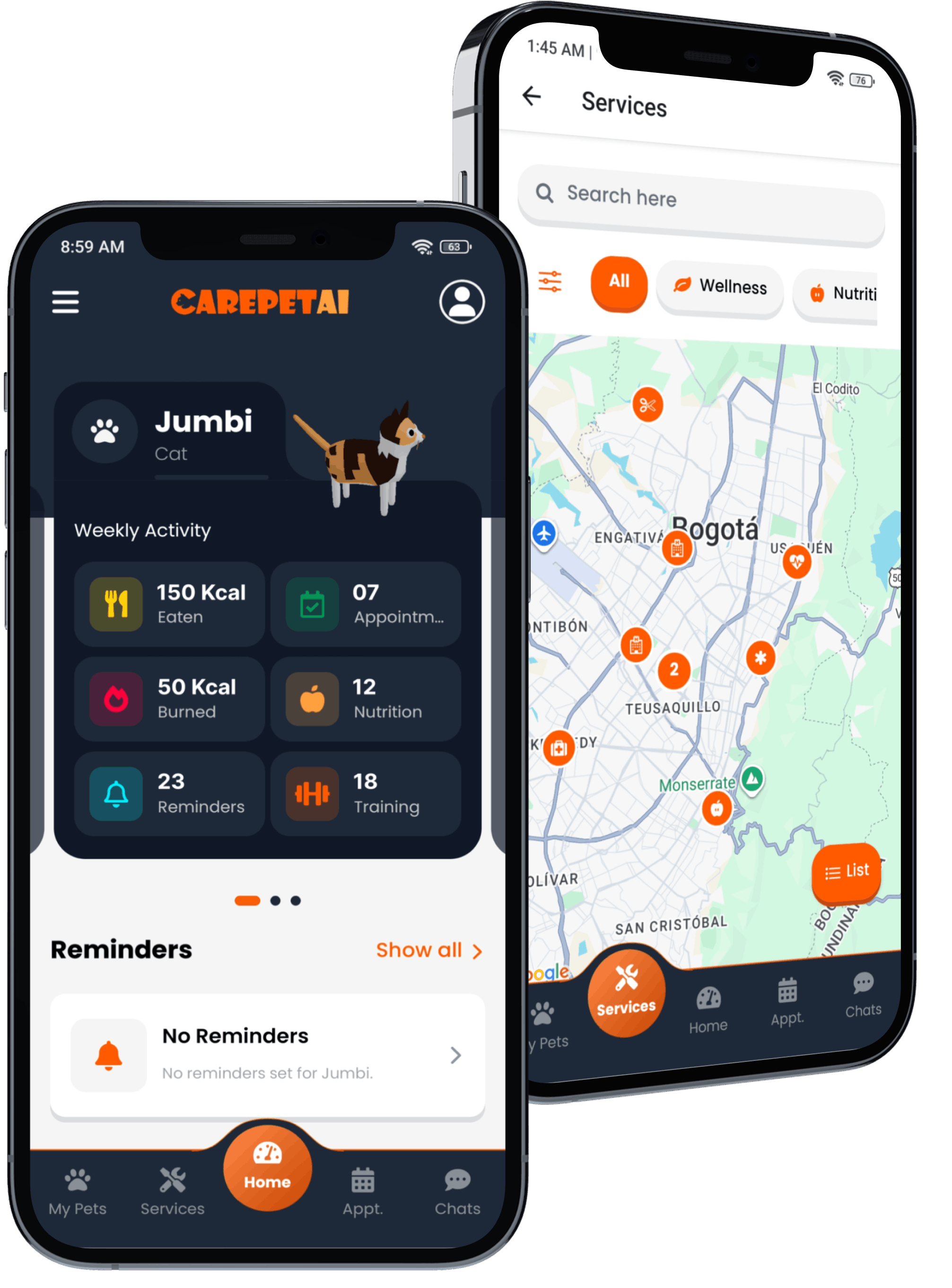 CarePetAI app showcase